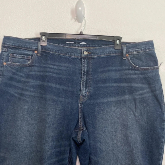 Old Navy NEW Plus Size Boyfriend Straight Cut Off Jeans Size 26 - Picture 5 of 10